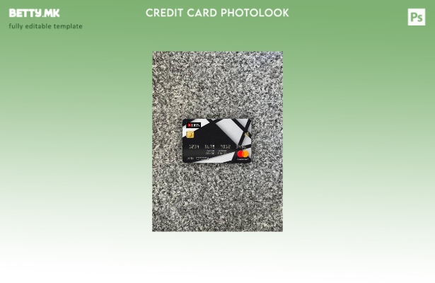 модерен стил Сингапур DBS банка мастеркард photolook предниот шаблон